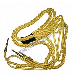 Pair of Braided Gold Cord Epaulettes - Hussar Military Jackets