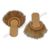 SHOULDER EPAULETTES, SILVER MOON, SILVER SPIRAL FRINGE MARCHING BAND EPAULETTES