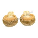 NEW SHOULDER EPAULETTES GOLD BULLION BOARD WITH HEAVY GOLD FRINGE