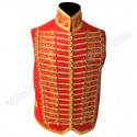 Light Senior Cavalry Officer Red Waistcoat with Gold Braid for Some Hussar Regiment