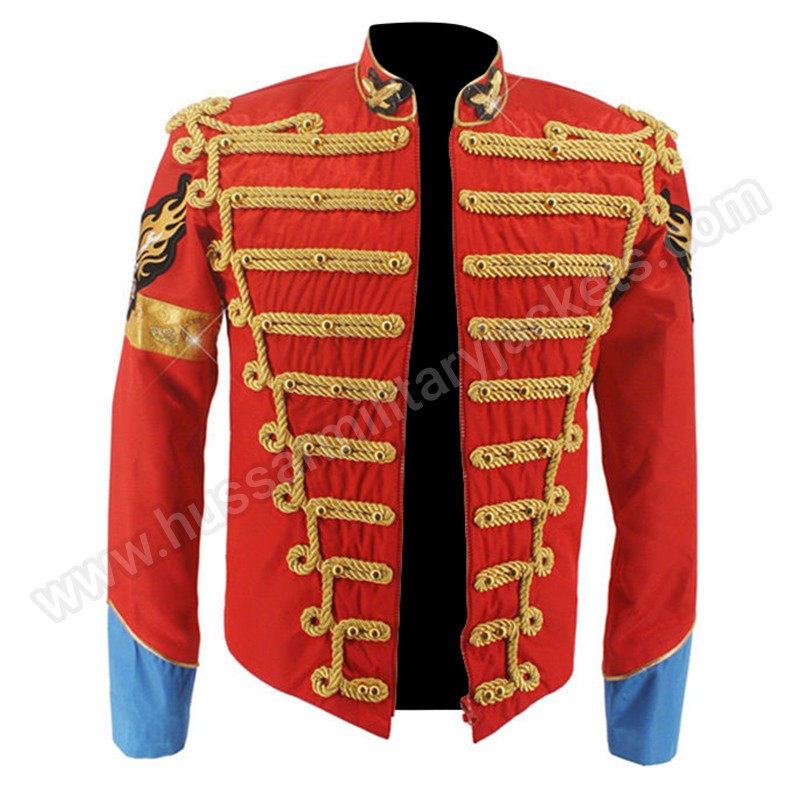 Rare Michael Jackson Red Retro England Jacket