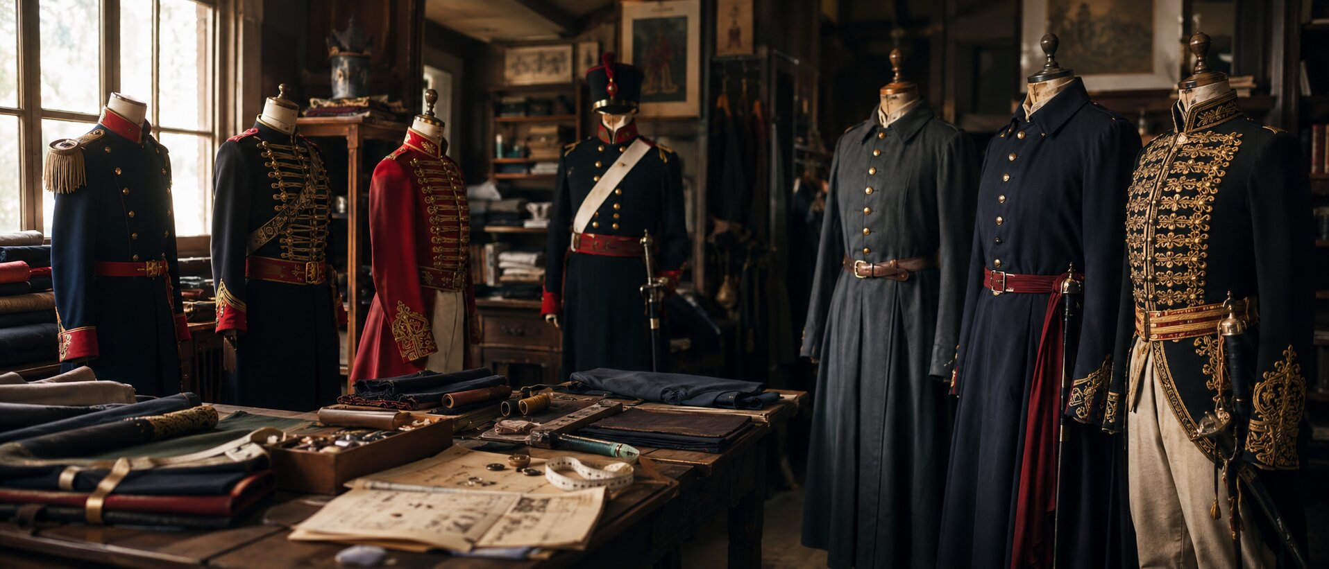 Produttore di uniformi militari autentiche per rievocazione storica e teatro
